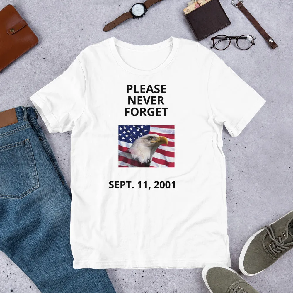 Short-Sleeve Unisex T-Shirt Never Forget 9/11