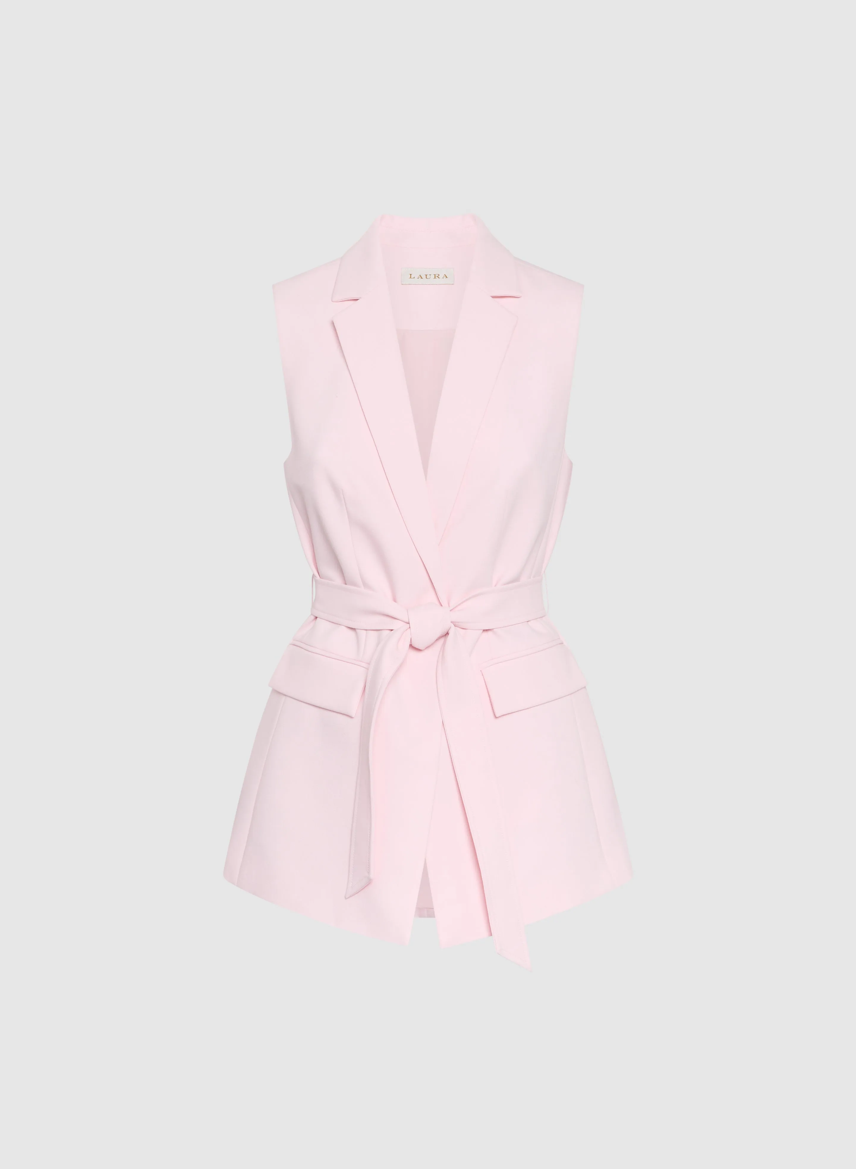 Sleeveless Long Vest