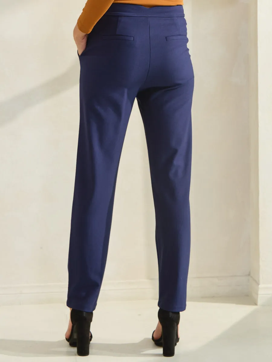 Stretch Slim Fit Ponte Pants