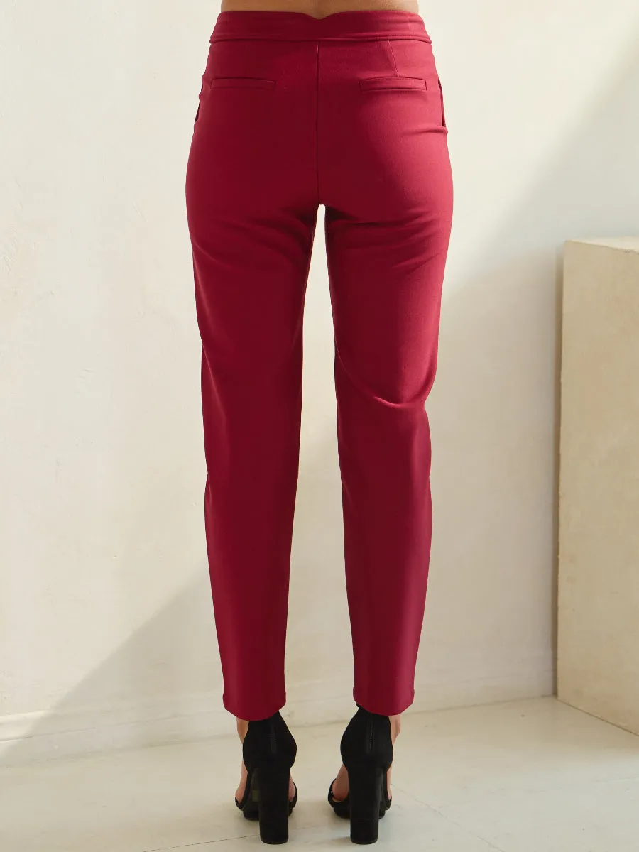 Stretch Slim Fit Ponte Pants