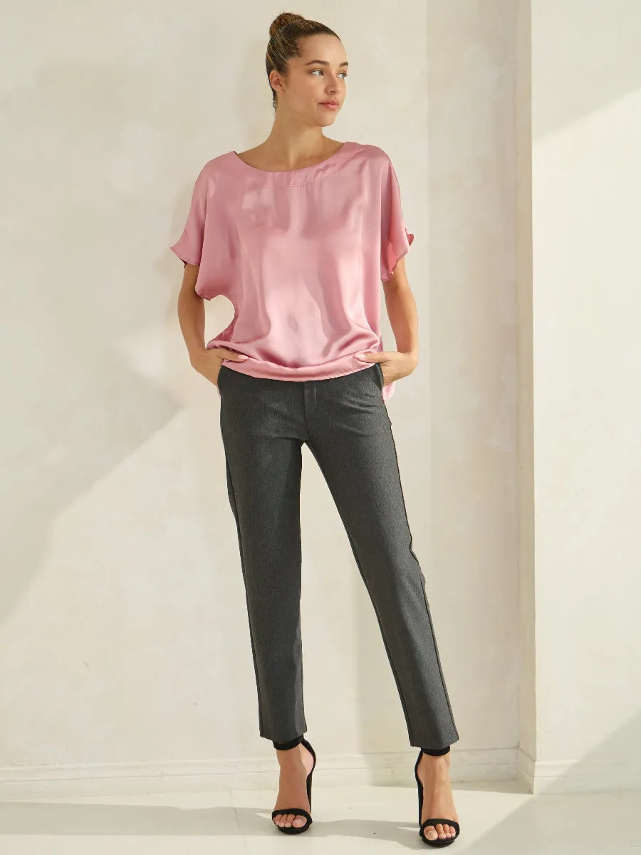 Stretch Slim Fit Ponte Pants