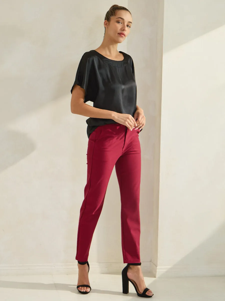Stretch Slim Fit Ponte Pants