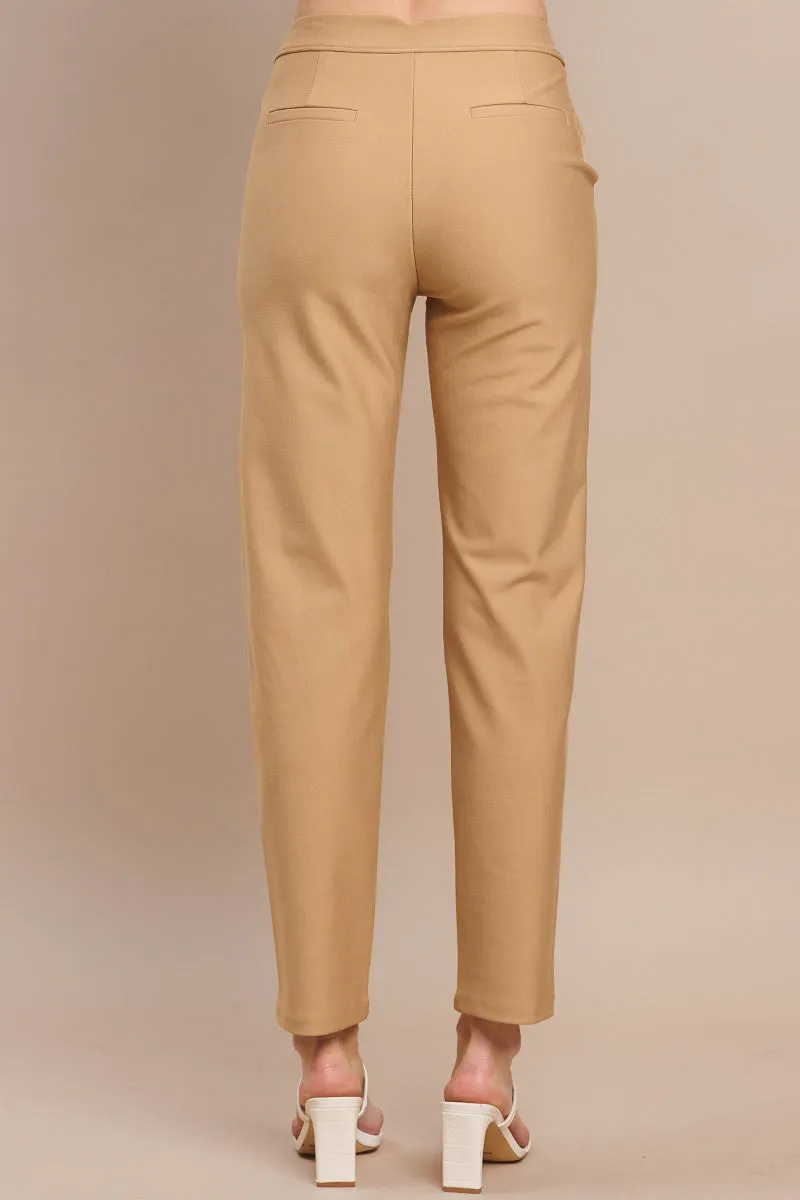 Stretch Slim Fit Ponte Pants