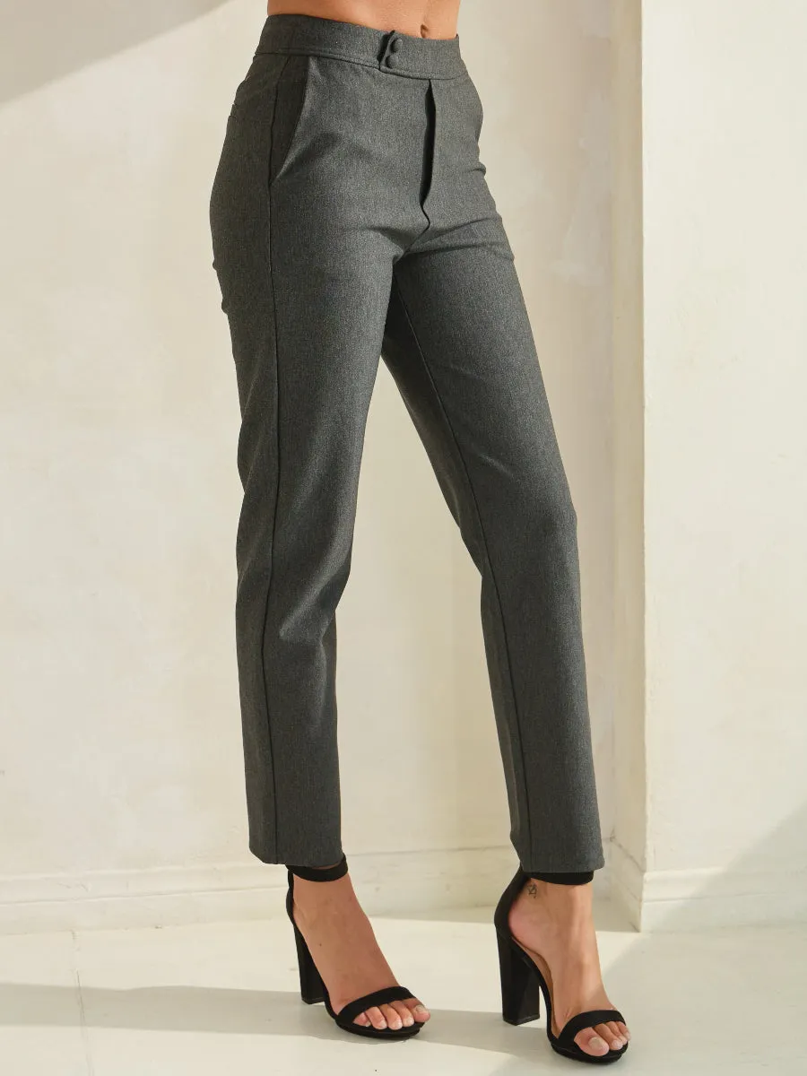Stretch Slim Fit Ponte Pants