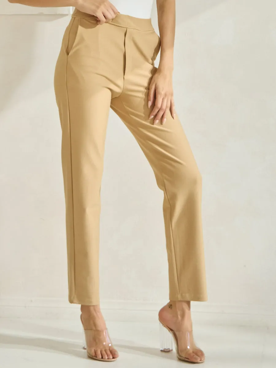 Stretch Slim Fit Ponte Pants