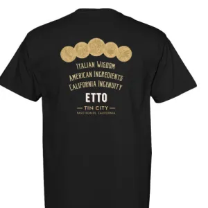 T-shirt (Short Sleeve) Black Etto