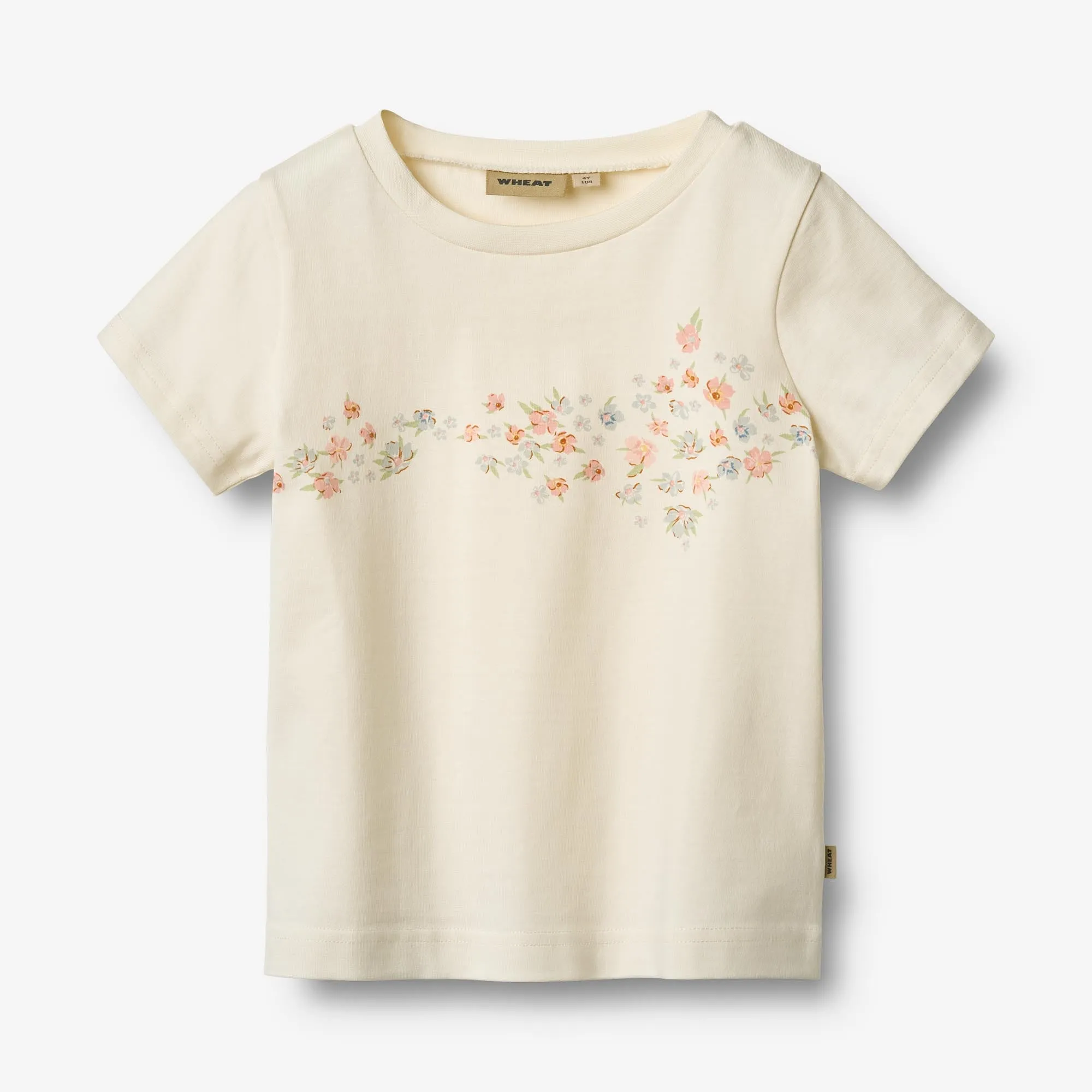 T-Shirt S/S Print Tessa - ivory