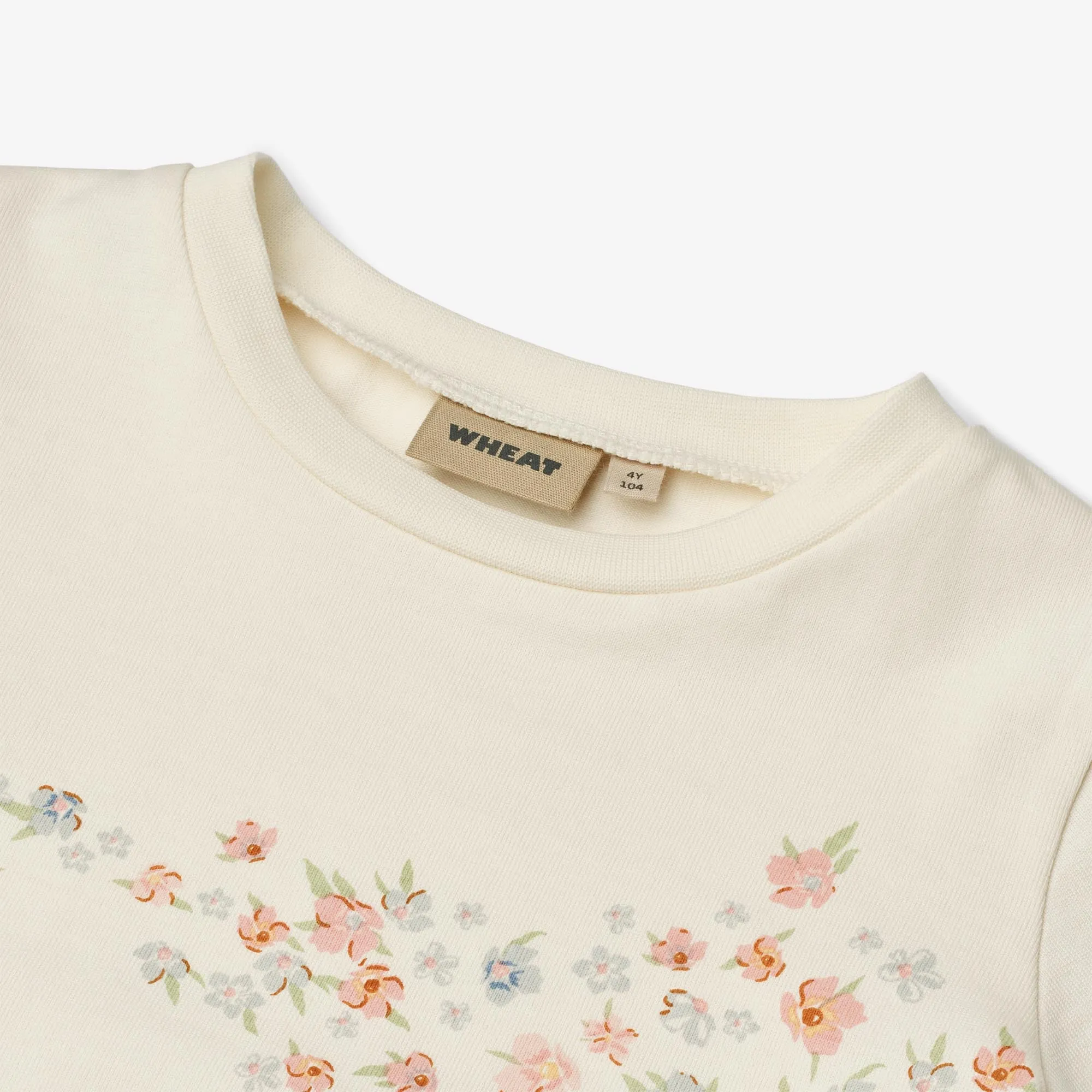 T-Shirt S/S Print Tessa - ivory