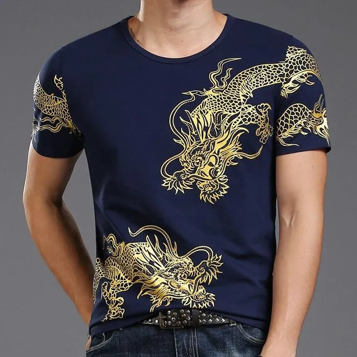 Thai Dragon T-Shirt Gold