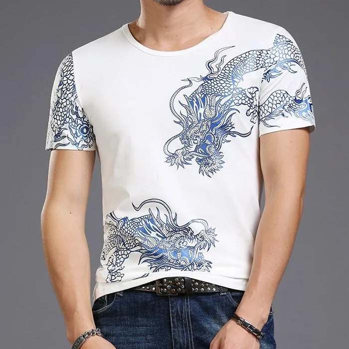 Thai Dragon T-Shirt Gold