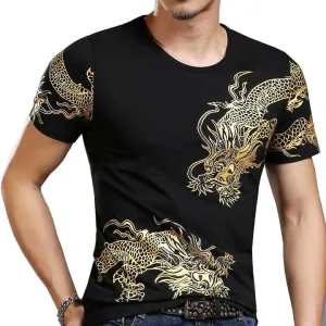Thai Dragon T-Shirt Gold