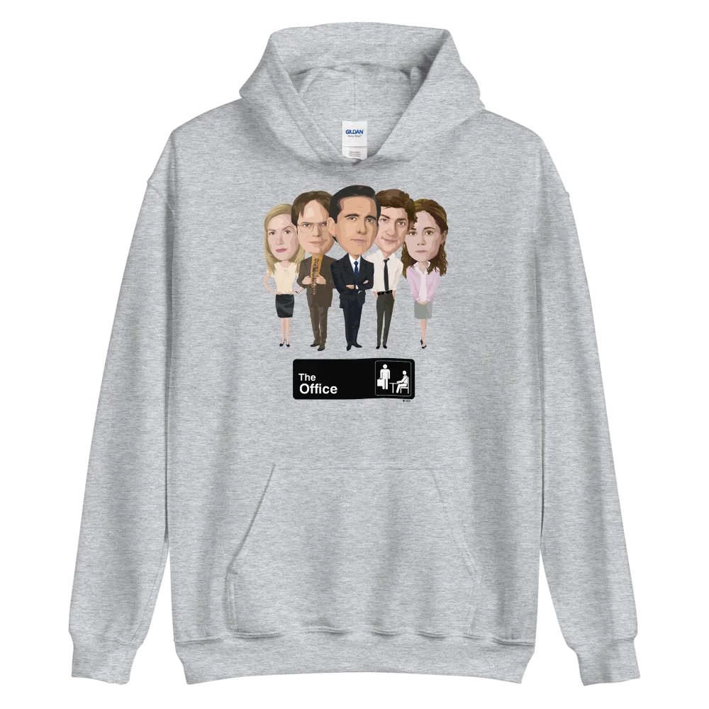 The Office Character Lineup Hoodie