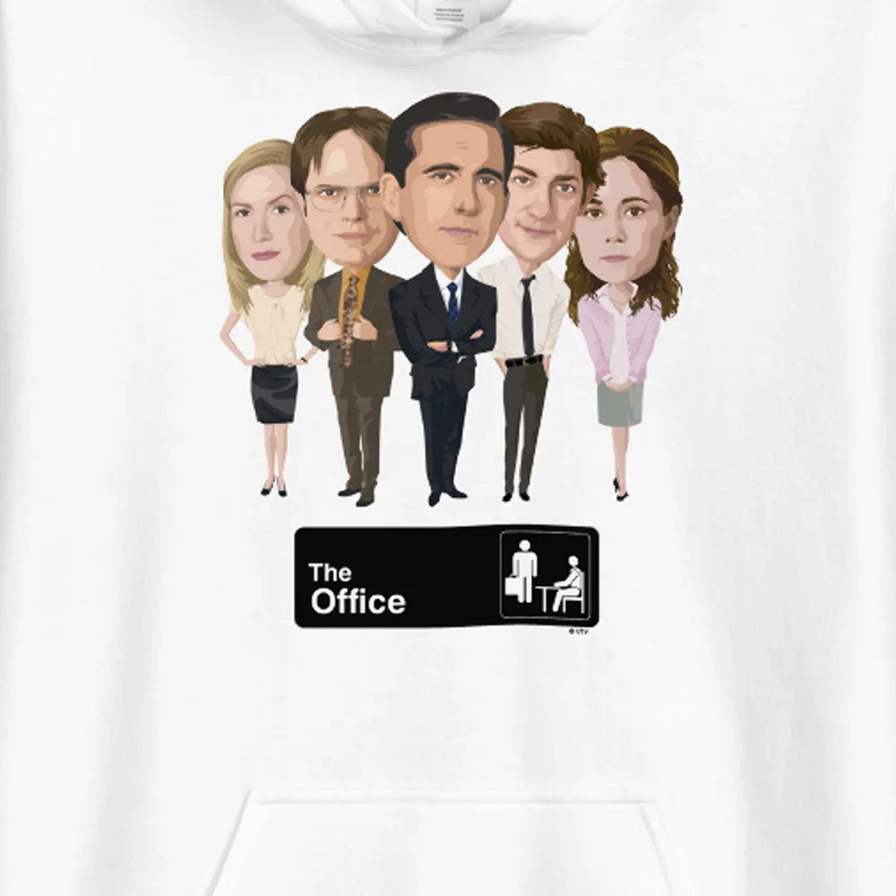 The Office Character Lineup Hoodie