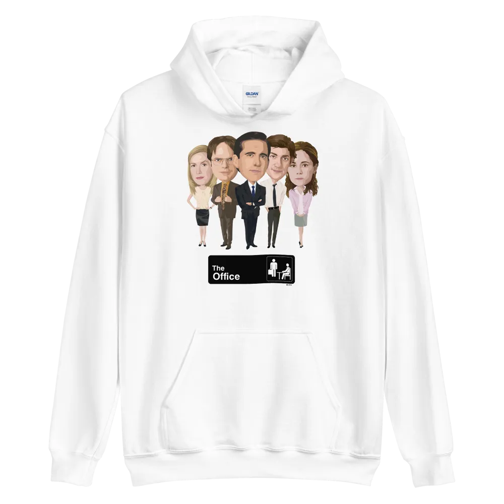 The Office Character Lineup Hoodie