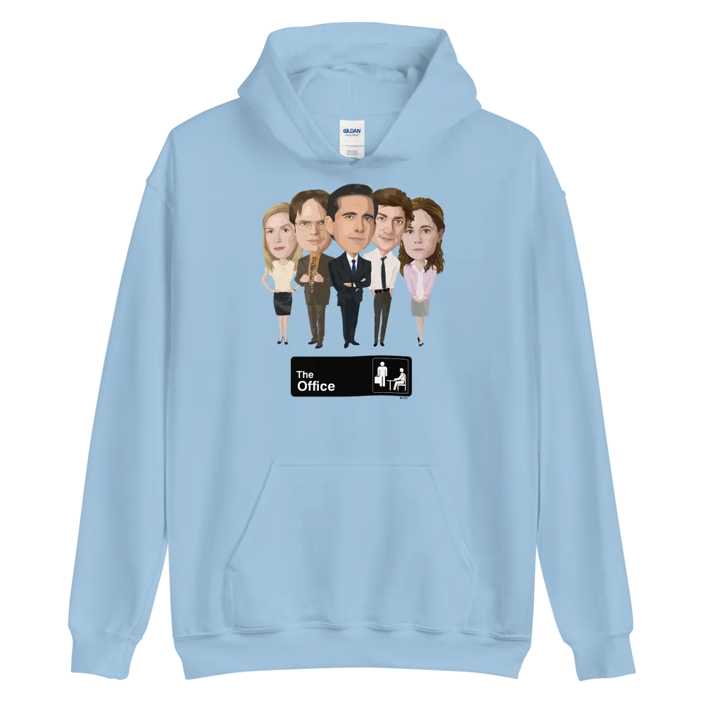 The Office Character Lineup Hoodie