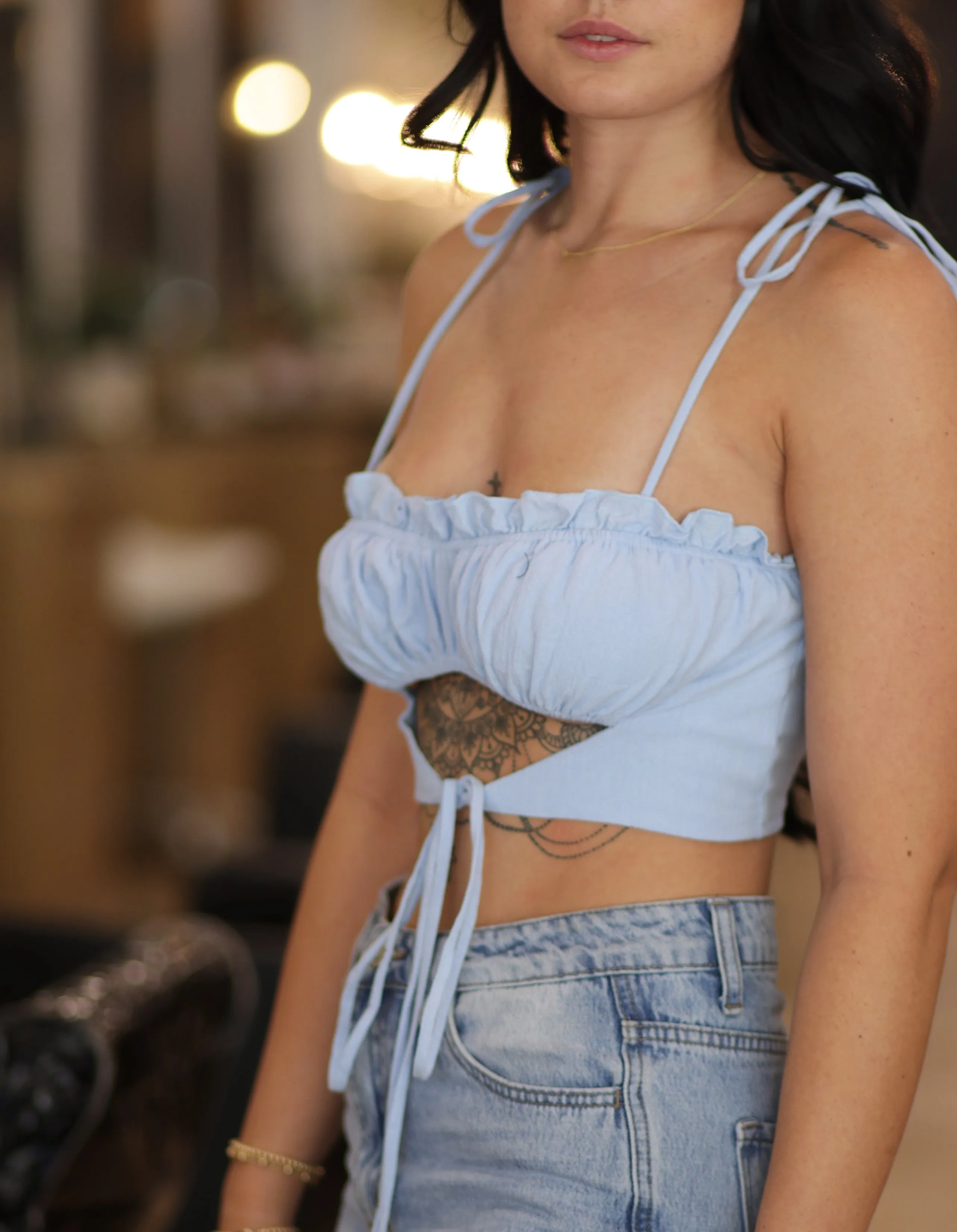 Tie-Up Crop Top - More Colors!