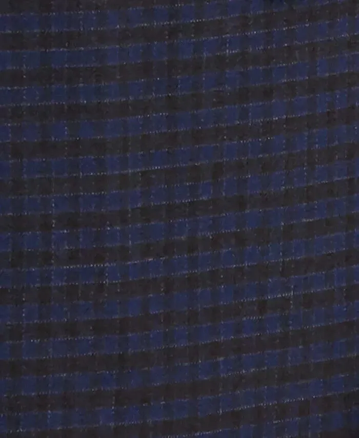 TOMMY HILFIGER Men's Modern-Fit Brown/Blue Plaid Blazer Size 36S MSRP $295