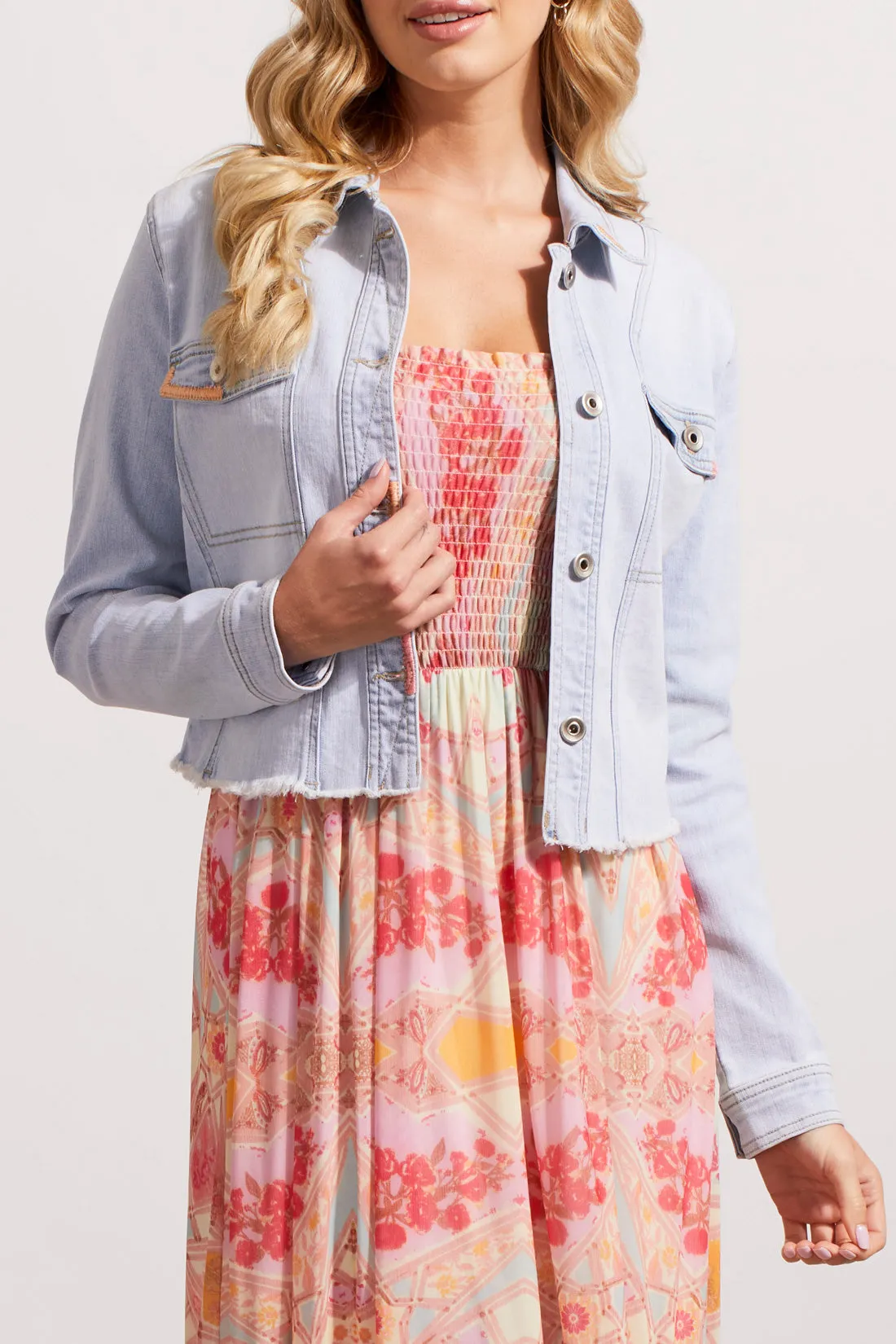 Tribal Spring/Summer 2023 - 7781O-2020-Denim Jacket- Coastline