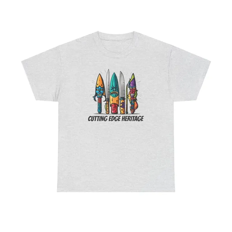 Unisex Deluxe t Shirt with Scary Knives Edge