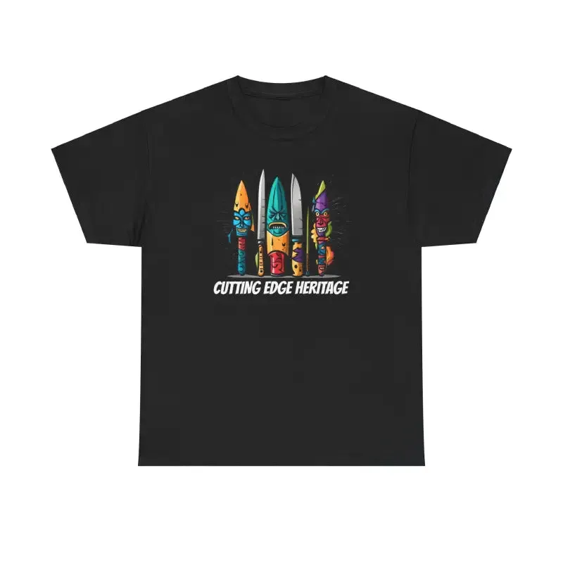 Unisex Deluxe t Shirt with Scary Knives Edge