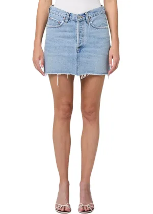 V-Waist Mini Skirt in Force