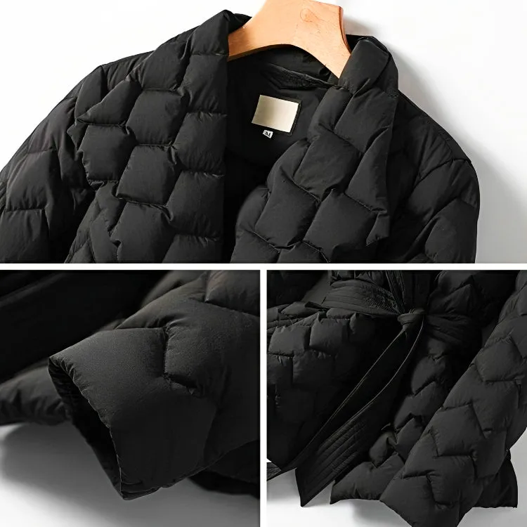 Victoria Quilted Belted Coat