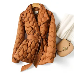 Victoria Quilted Belted Coat