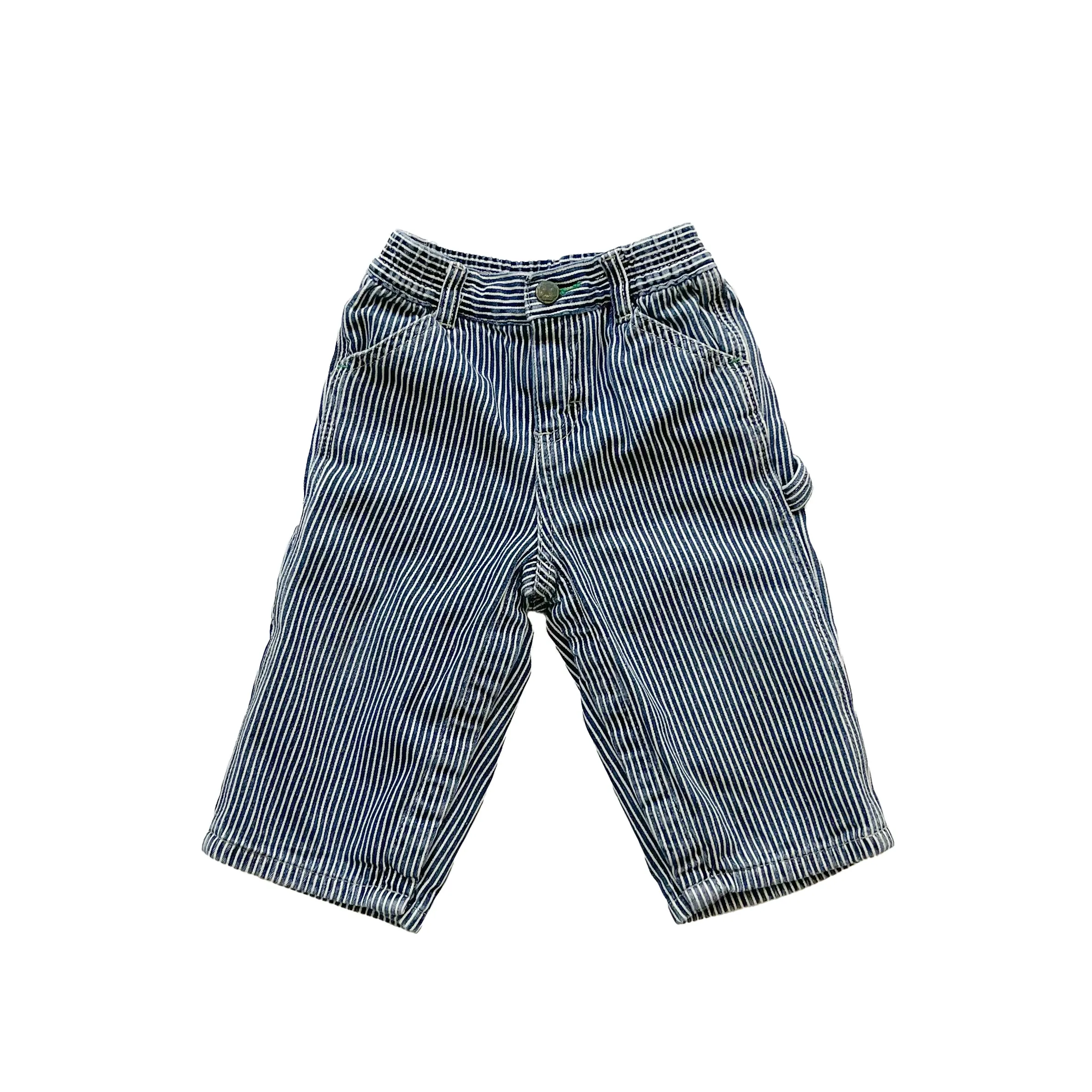 vintage railroad stripe carpenter pants