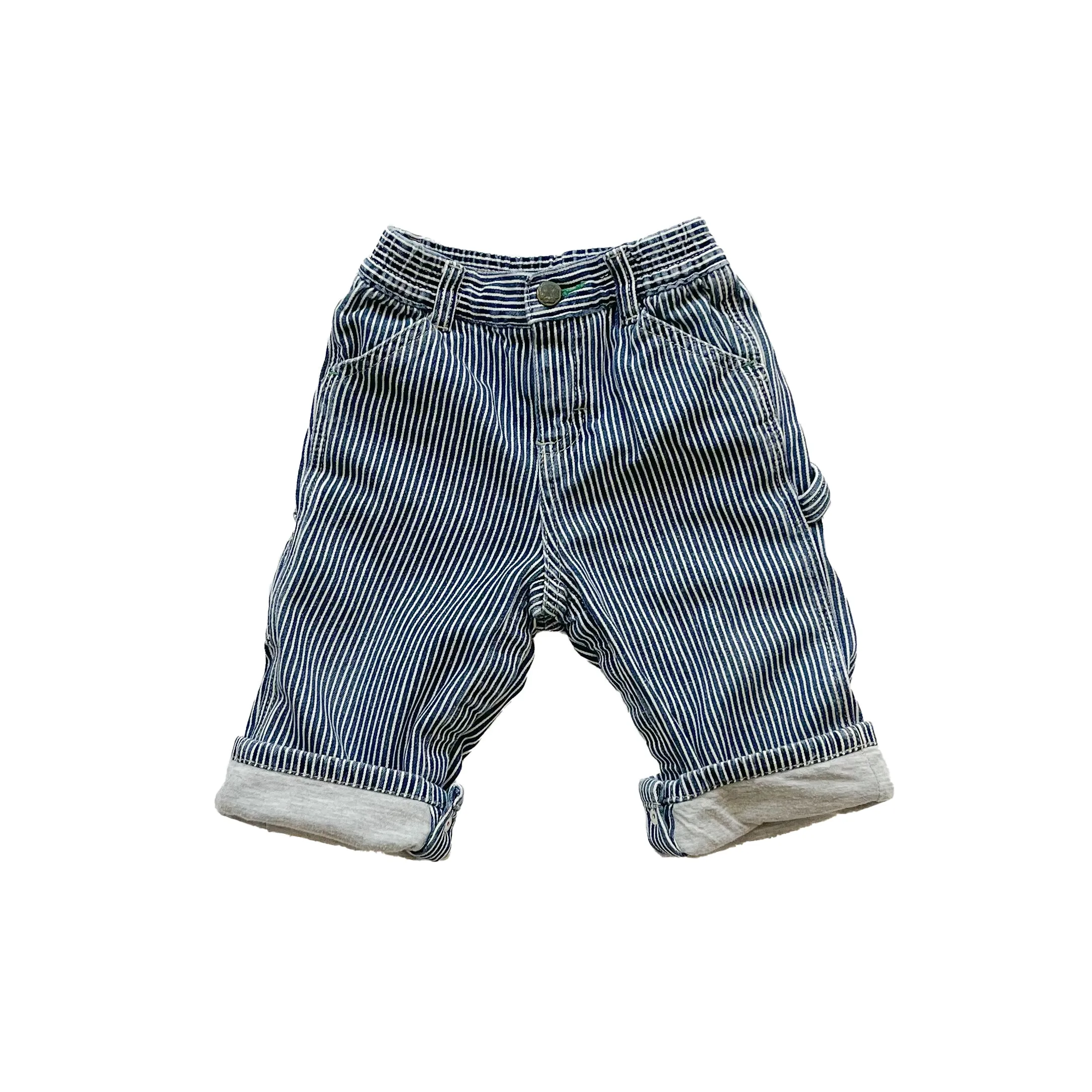 vintage railroad stripe carpenter pants