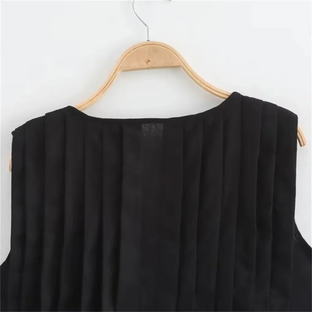 Women's Round Neck Sleeveless Camisole Top