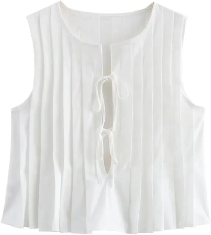 Women's Round Neck Sleeveless Camisole Top