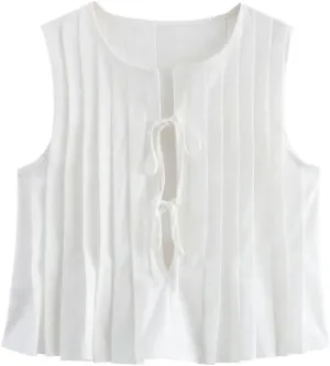 Women's Round Neck Sleeveless Camisole Top