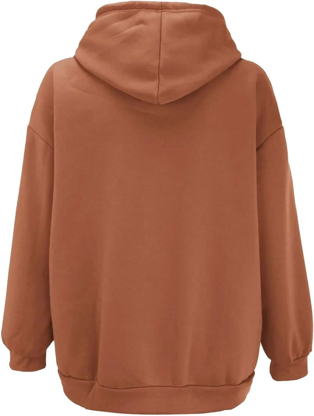 Zip Up Hoodie Women Oversized Sweatshirt Fleece Jackets Long Sleeve Shirts Fall Fashion Preppy Outfits for Women